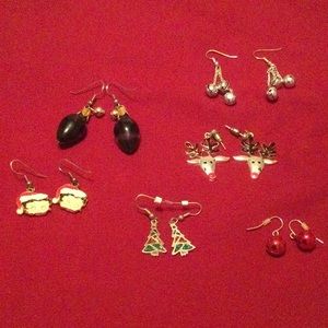 Novelty Christmas earrings and grouches